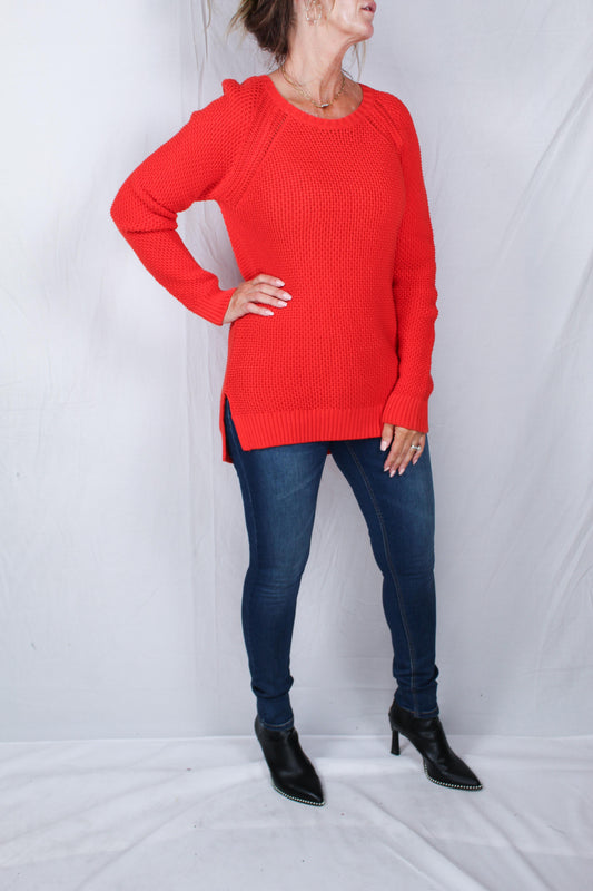 19F4500-G - Fire Ginger - Thermal Stitch Sweater A1121 - Pack