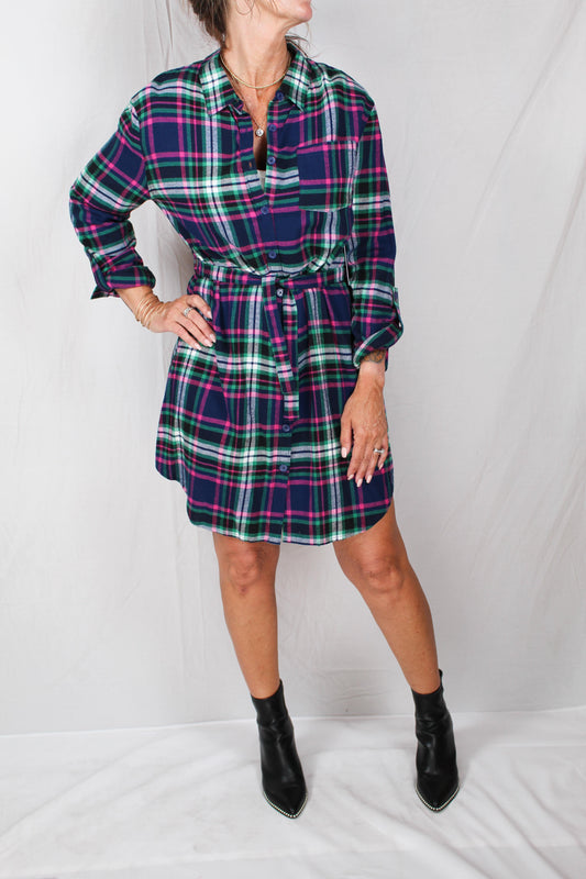 BBMD846-A - Anthracite Combo - Plaid Dress A1385 - Pack