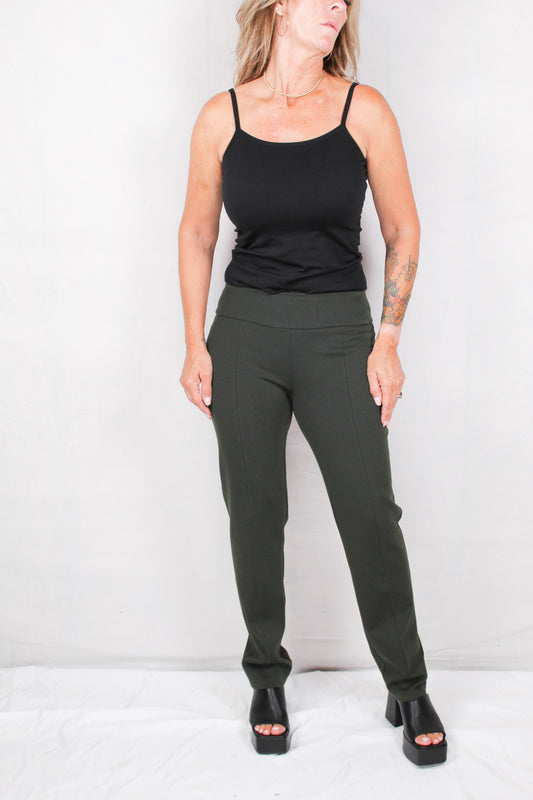 HP81L4VX4-O - Olive - Solid Compression Pant A1492 - Pack