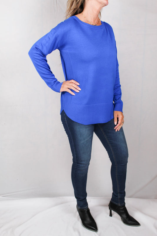 CG1A448-A - Angel Fish - Curved Hem Long Sleeve Sweater A1535 - Pack