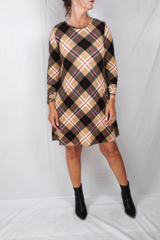 HT9019-B - Black - 3355A Detach Scarf Dress A1617 - Pack