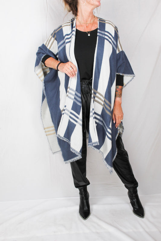 ZSK138-N - Navy Kimono A1673 - Pack