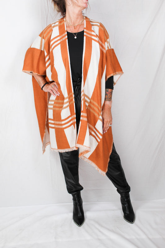 ZSK138-R - Rust Kimono A1674 - Pack