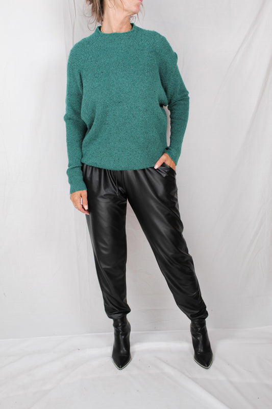 GS02080-G - Green - Dolman Funnel Neck Sweater A2223 - Pack