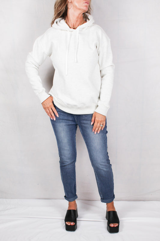 NDMT002-G - Light Heather Grey - Hooded Fleece Top A2260 - Pack