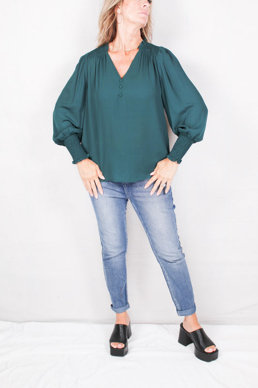 MT81LM6I4-P - Pine - Long Sleeve Blouse A2695 - Pack