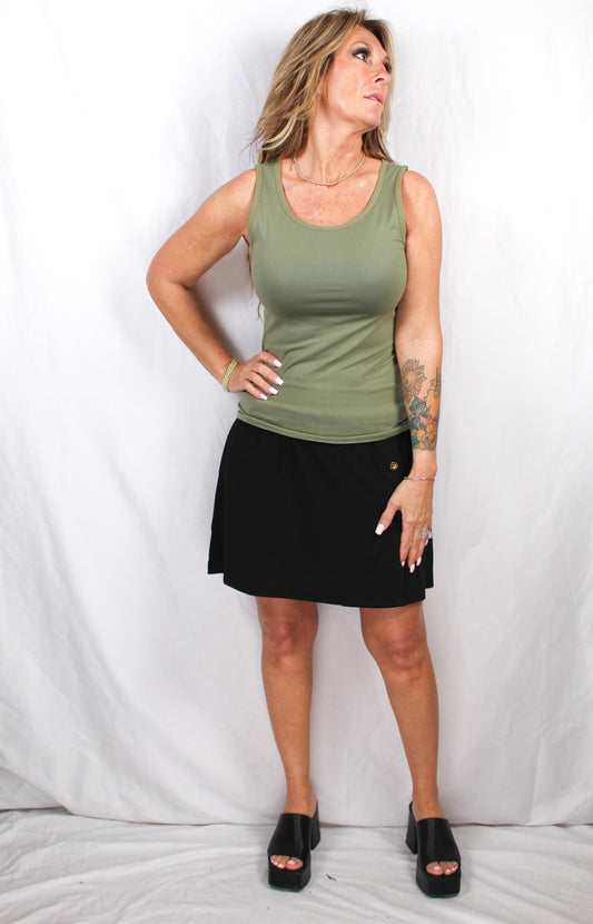MS35729SE-O - Olive - Scoop Neck Tank A2817 - Pack