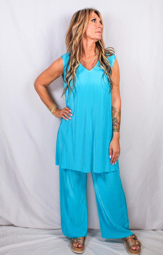 K152342G-B - Blue Atoll - Sleeveless Tunic A2958 - Pack