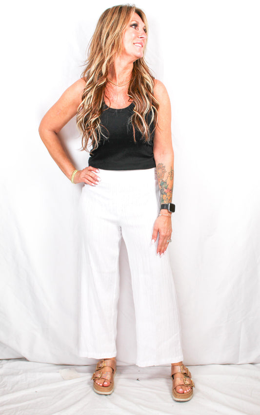 NA81H0042-W - White - Pull On Pant Crinkle A2976 - Pack