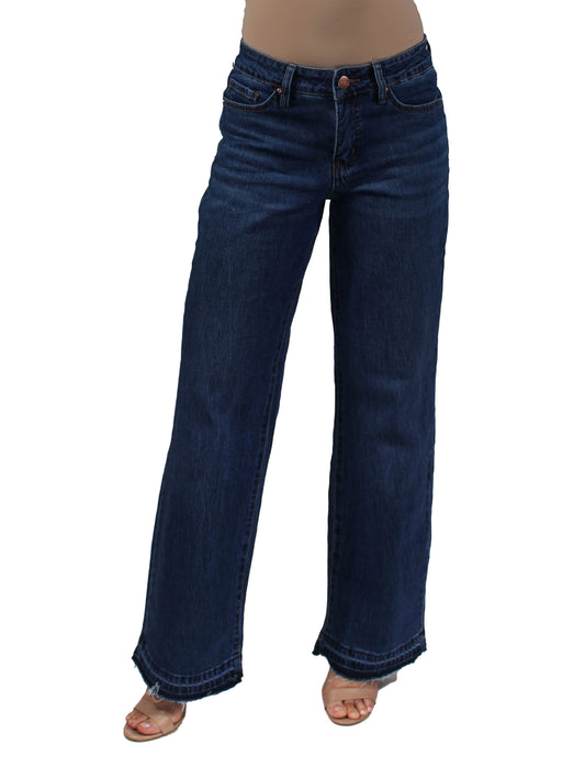 WP031899 - Denim - 10" Wide Leg Relecere Hem Pants A3517 - Pack