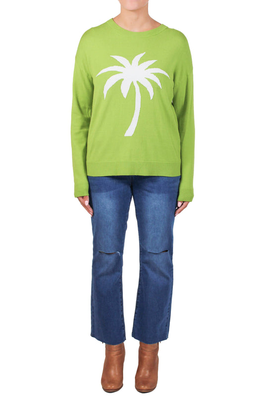 NS2090-A - Avocado - Long Sleeve Rayon Polyester Palm Tree A3569 - Pack
