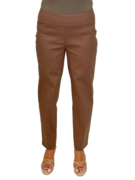 NA83HSSA6-CB - Cocoa Brown - Zac & Rachel Ankle Pant - Plus A3662 - Pack
