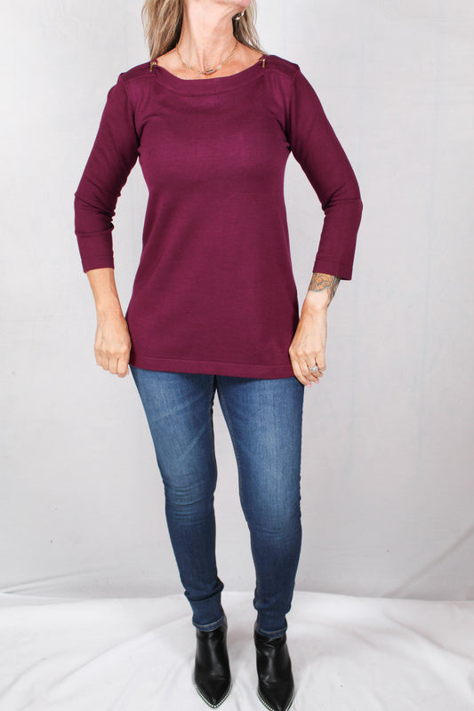 CG48168-C - Cabernet Red - Tunic Sweater A657 - Pack