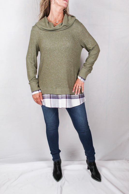 ST814A6V1-O - Olive / Navy - Two Four Hacci A953 - Pack