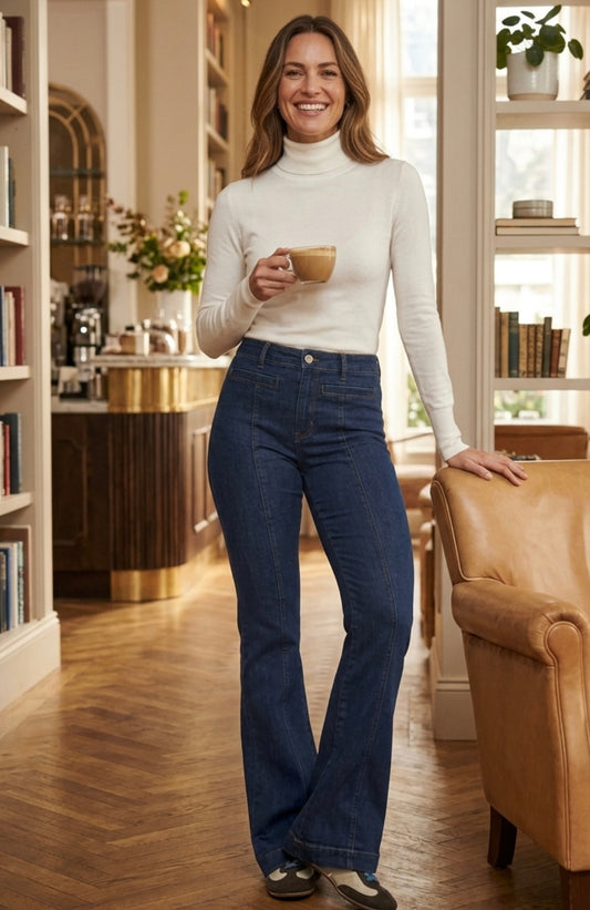 WP845660-36N -  - Seam Front Flare Jean A3956 - Pack
