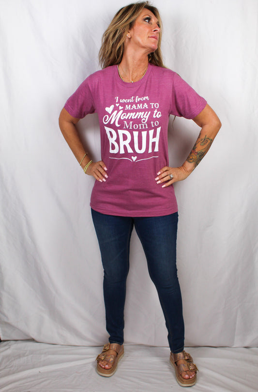 KCT-0002 - Heather Cassis - T-Shirt Mom-Bruh T0002 - Pack