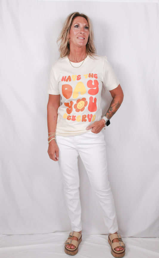 KCT-0004 - Natural - T-Shirt Have the Day T0004 - Pack