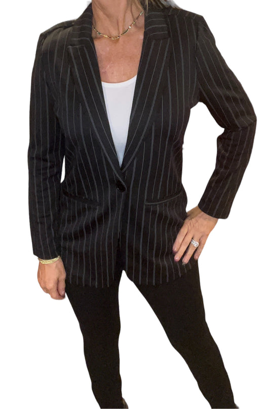 SC2063-BS - Black Sugar - 1 Button Jacket Blazer A2631 - Pack