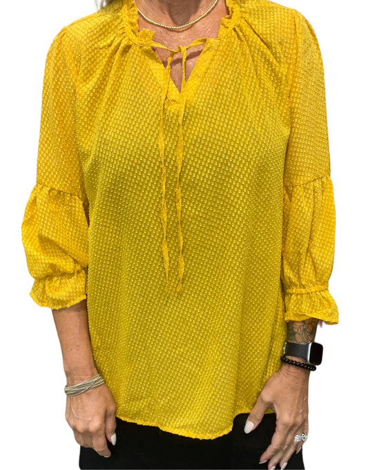 JC3903-T - Tinsel - Puff Sleeve Top A2676 - Pack