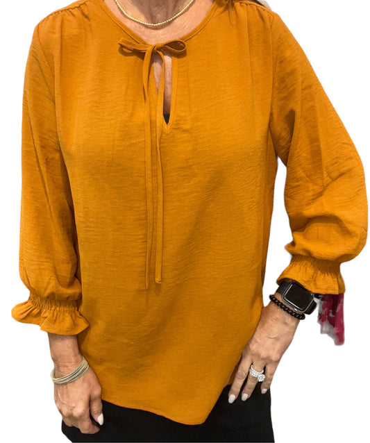 AF3895-P - Pumpkin Spice - ** Shoulder Blouse A2679 - Pack