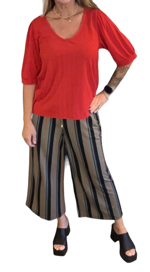 MN11590-3A-A - Olive Combo - Capri Printed w/ Button A3049 - Pack