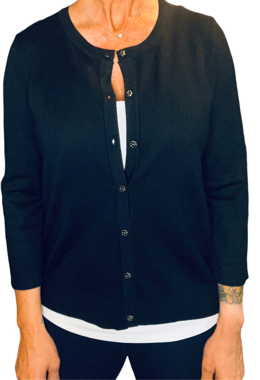 CGSW00438M-B - Black - Cardigan A3084 - Pack