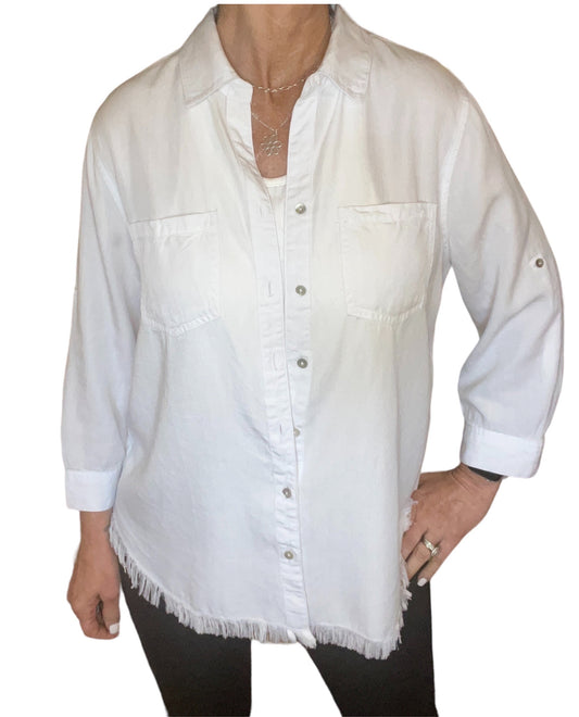XTS429-W - White - Tencil Blouse - Plus A3409 - Pack