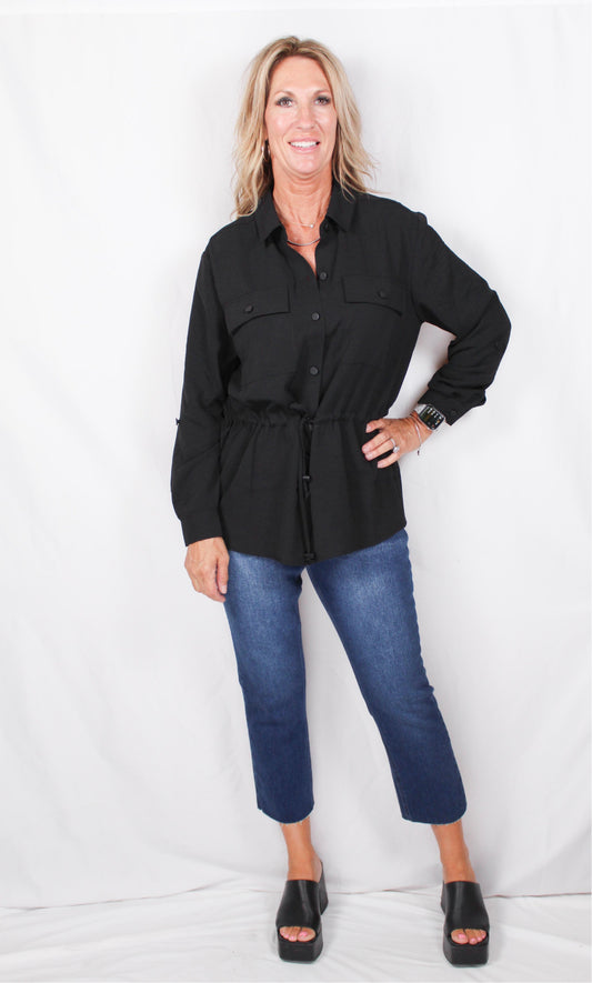 NJ1024-B - Black - 2 Pocket Jacket A3280 - Pack
