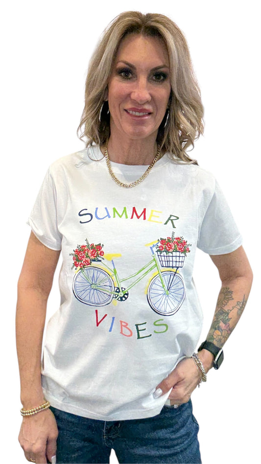 NK1562-W -  - Short Sleeve Summer Vibes T-Shirt A3803 - Pack