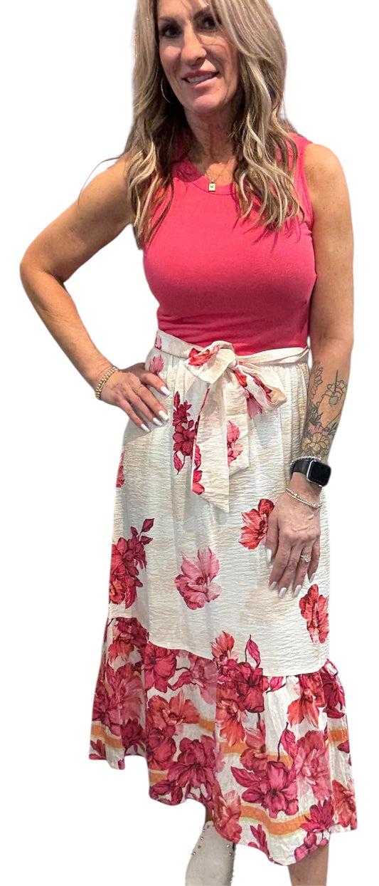 ANA5OC12-M -  - Knit Rayon Bow Waist Dress A3830 - Pack