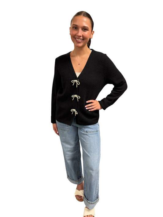 ST81XAI4-B -  - Bow Sweater V-Neck A3966 - Pack