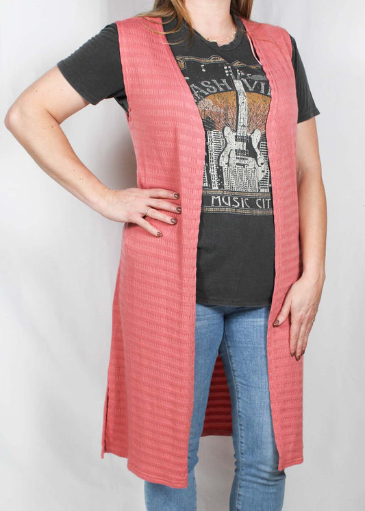 FK60062-BL - Blush - Sleeveless Cory Duster A1394 - Pack