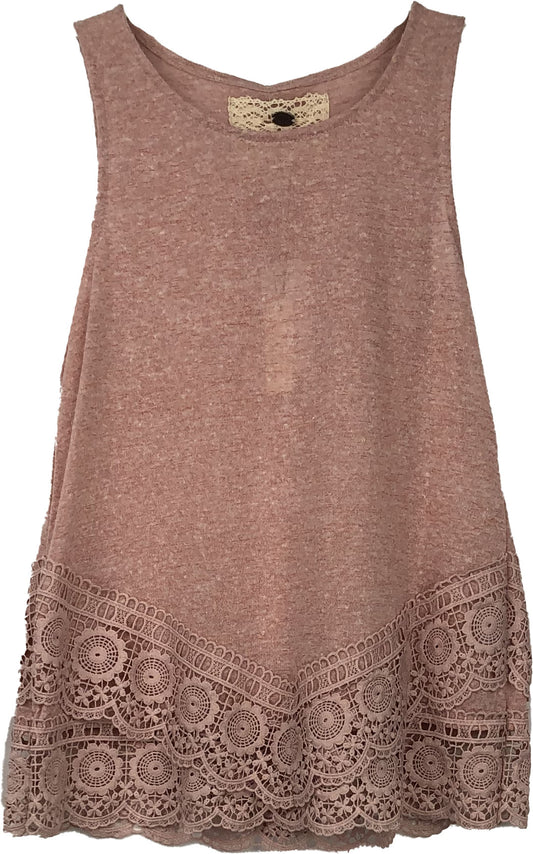 BL1W385-B - Blush Lace Bottom Layered A1767 - Pack