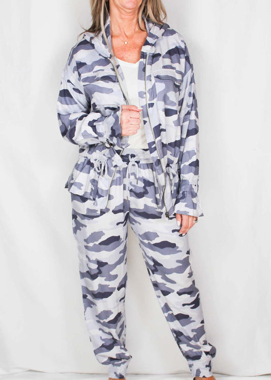 CBJK0031M-B - Blue Arida - Printed Jacket A2536 - Pack